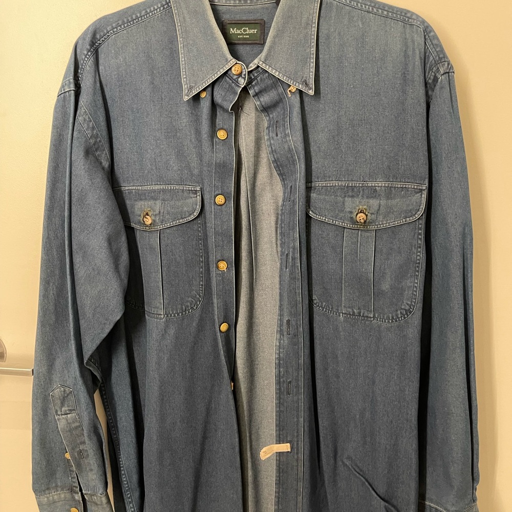 MacCluer Denim Button-Up Shirt